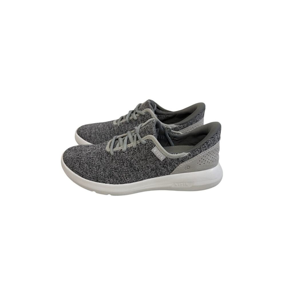 KIZIK Shoes Madrid Eco Knit Gray White Sneakers Size Women's 7.5
